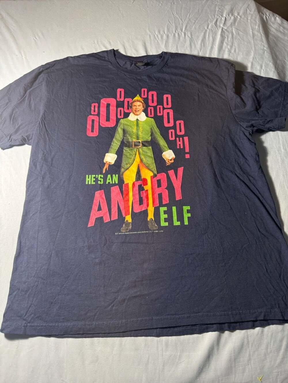 Gildan Elf Angry Elf Size XL T-Shirt
